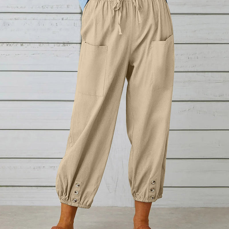 Adelheid | Stilvolle und Bequeme Relaxed Fit Hose