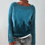 Maude | Damen Vintage Wollpullover