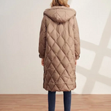 Steppmantel – Damen Wintermantel mit Kapuze