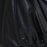 Clara – Oversized Damen Kunstlederjacke