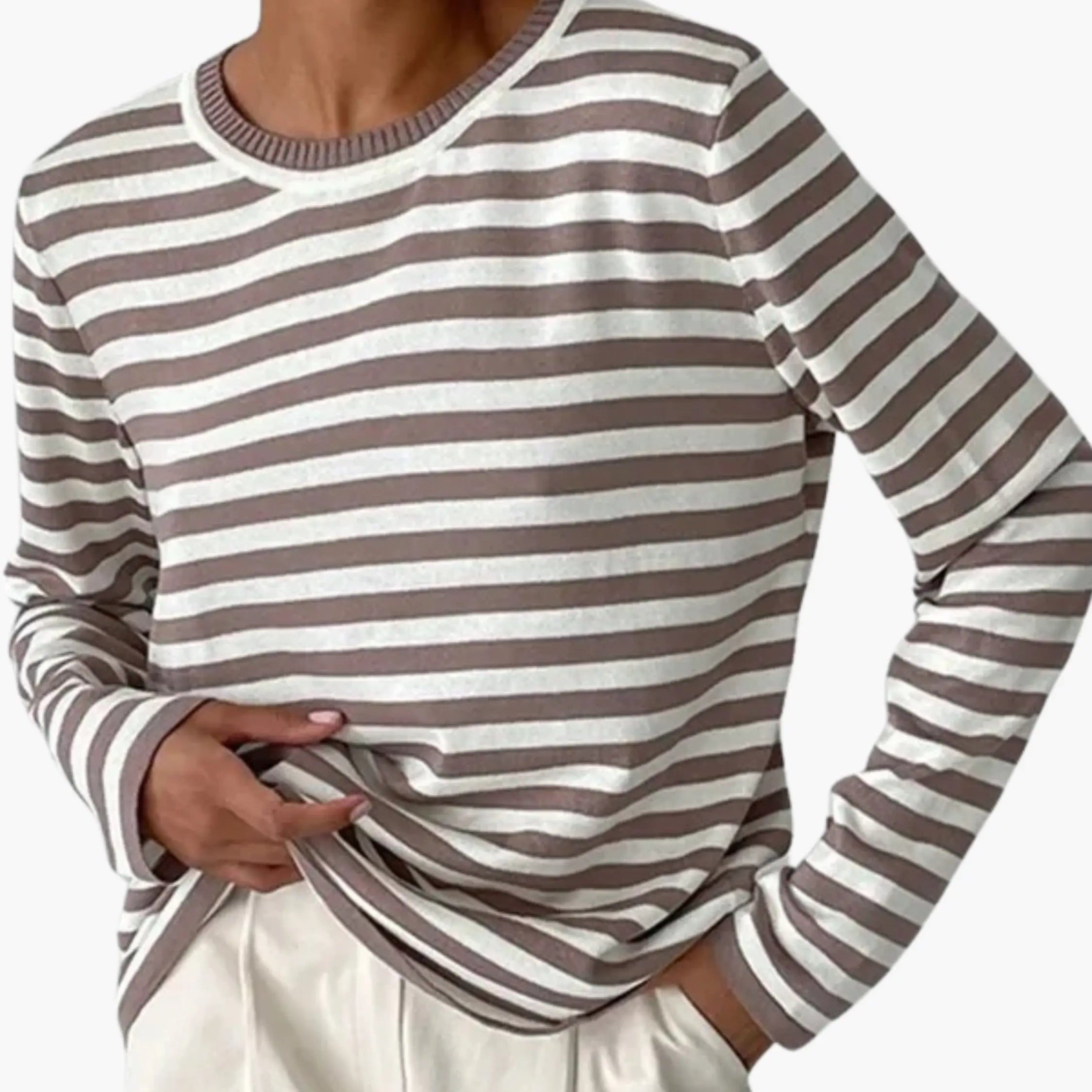 Antonia | Gestreifter Strickpullover