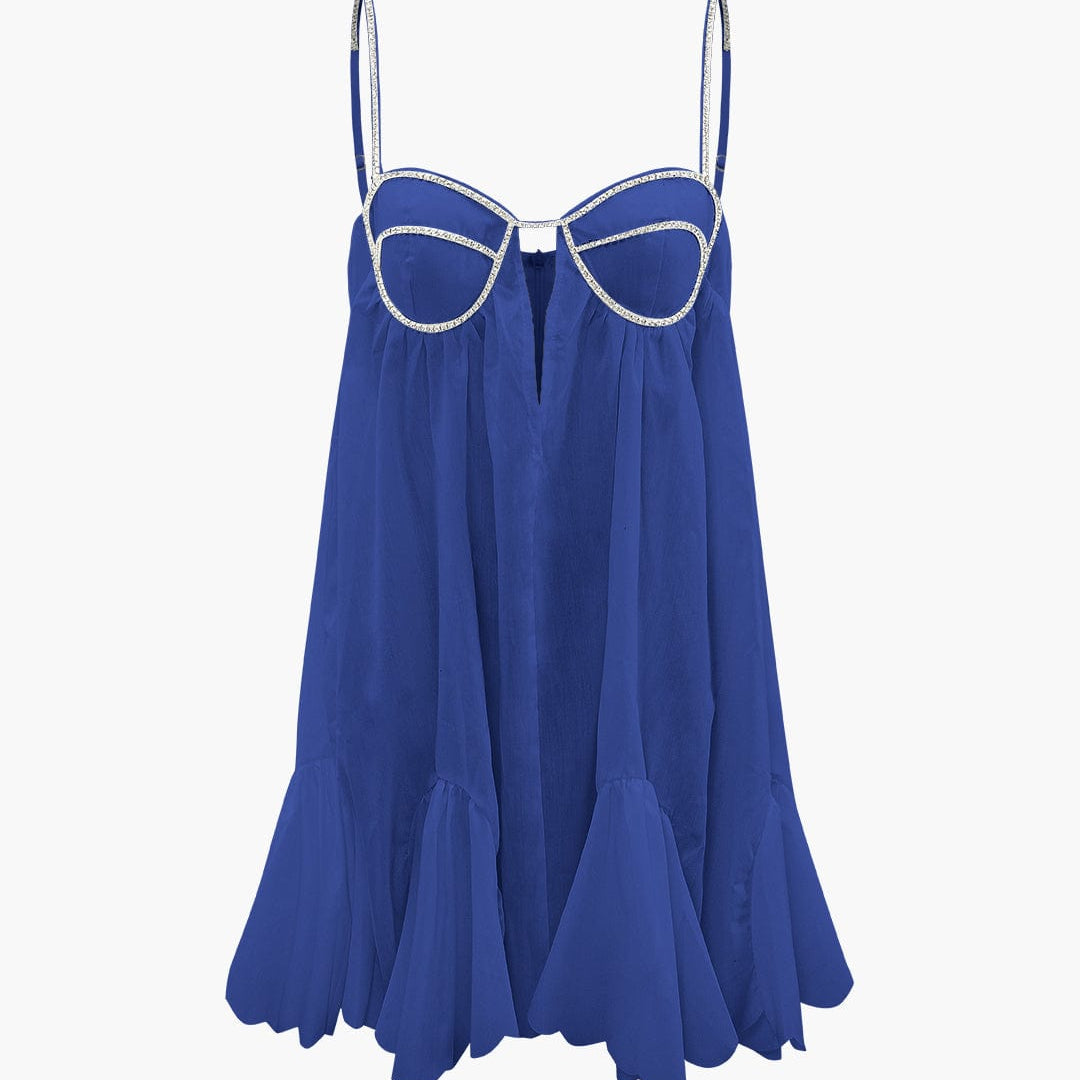 Sophia – Kleid mit Kristallträgern