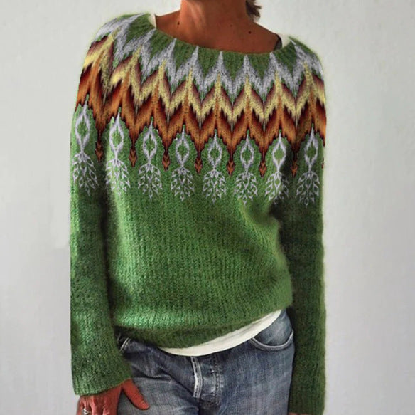 Maude | Damen Vintage Wollpullover