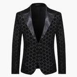 Herren Elegantes Pailletten Sakko – Stilvoller Party- und Bühnenblazer im zeitgemäßen Design