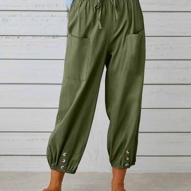 Adelheid | Stilvolle und Bequeme Relaxed Fit Hose