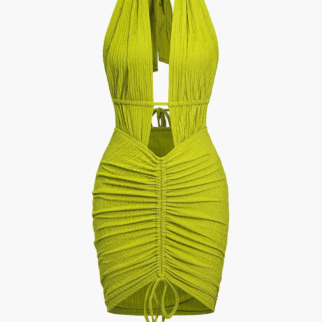 Maya - Rückenfreies Neckholder Kleid