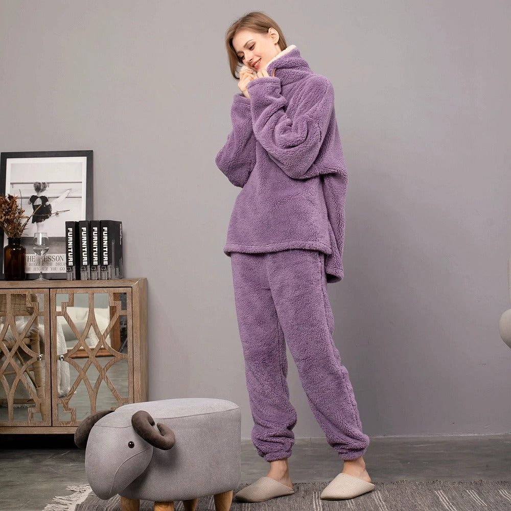Sherpa – Damen Fleece Loungewear Set