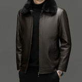 Herrenmode – Lederjacke