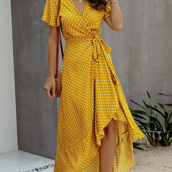 FloraWear – Geblümtes Wickelkleid