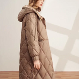 Steppmantel – Damen Wintermantel mit Kapuze