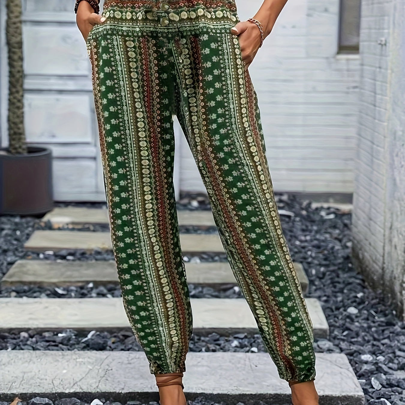 Amelie | High-Waisted Trousers – Boho-Chic for Your Wardrobe