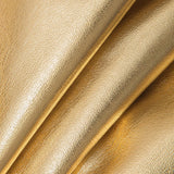 Freyja – Goldener Metallic-Minirock