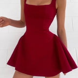 Vivienne - Rotes Skaterkleid