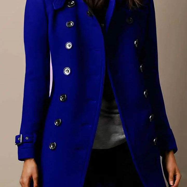 Adelina | Eleganter langer Trenchcoat