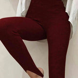 Mara – Gerippte Mid-Waist-Leggings