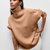 Xandra | Gestrickter Pullover Mit Langem Hals