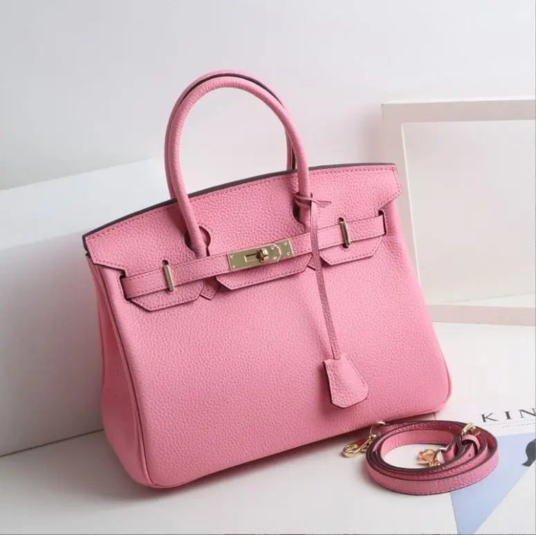 Lily - Gesteppte Lederhandtasche