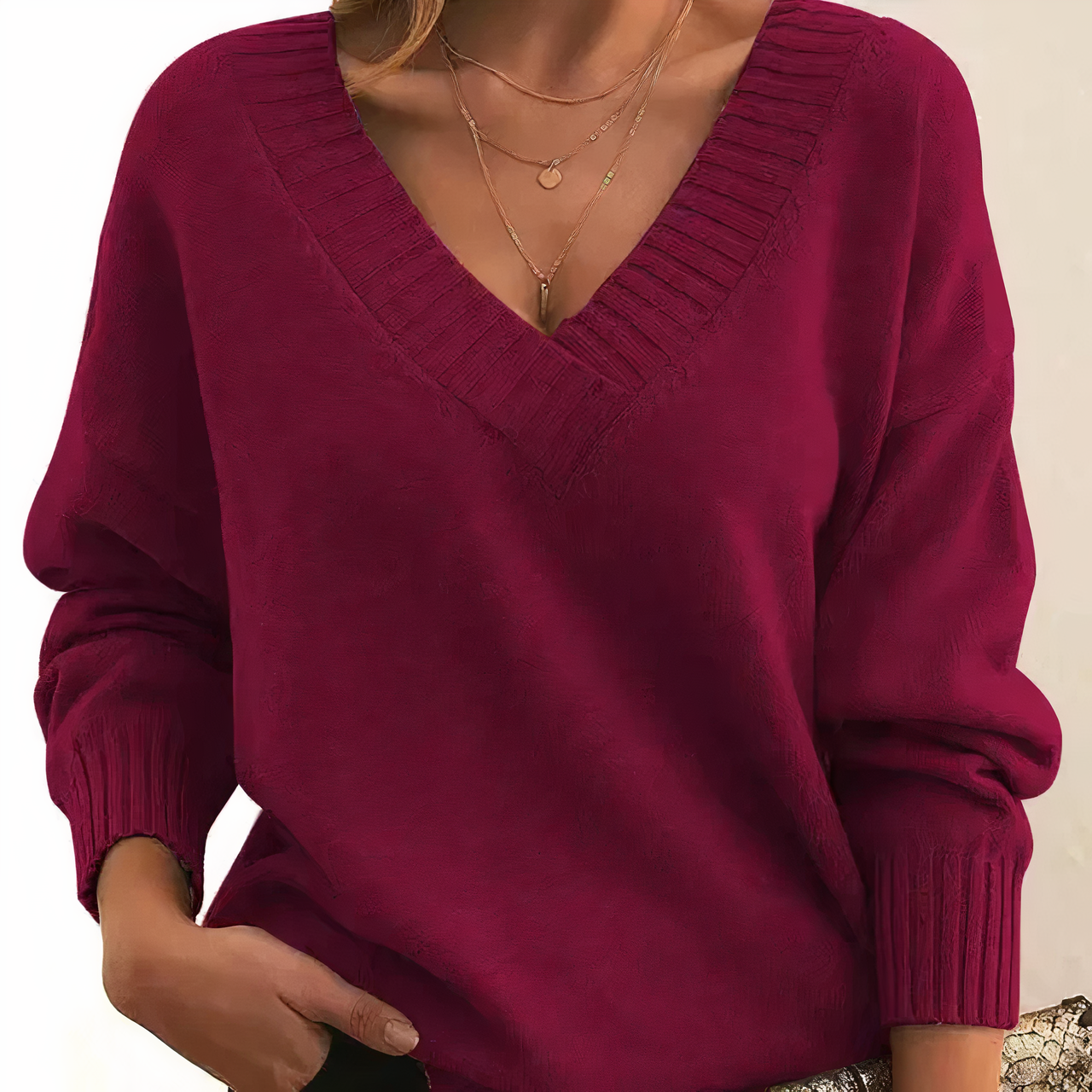 Jell | V-Neck Pullover