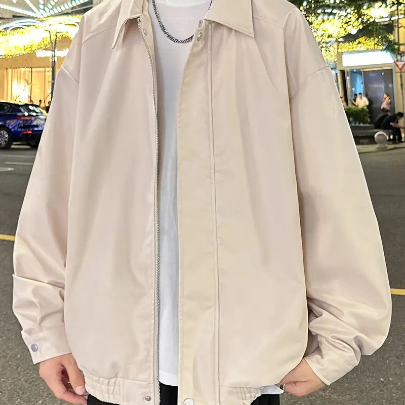 Oversizedwear - Herren Kunstlederjacke