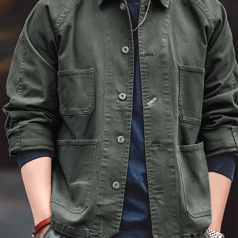 Herren Utility-Jacke im Workwear-Stil