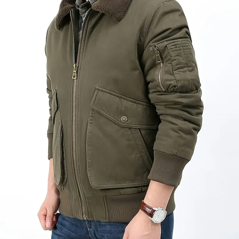 Herrenwear - Sherpa Gefütterte Jacke