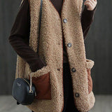 Teddywear – Damen Fleeceweste Ärmellos