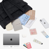 Lily | Gepolsterte Paneele Gesteppte Totetasche mit Seitentaschen