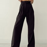 CRYSTA | Elegante Damen High-Waist Palazzo-Hose