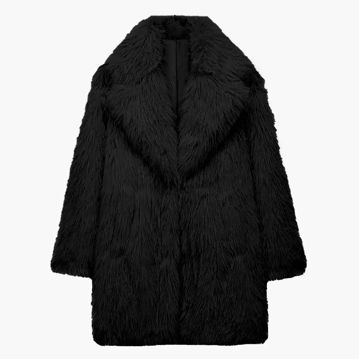 Macy | Weicher Kunstpelz-Mantel im Oversize-Look