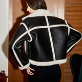 Nora – Damen Kunstlederjacke
