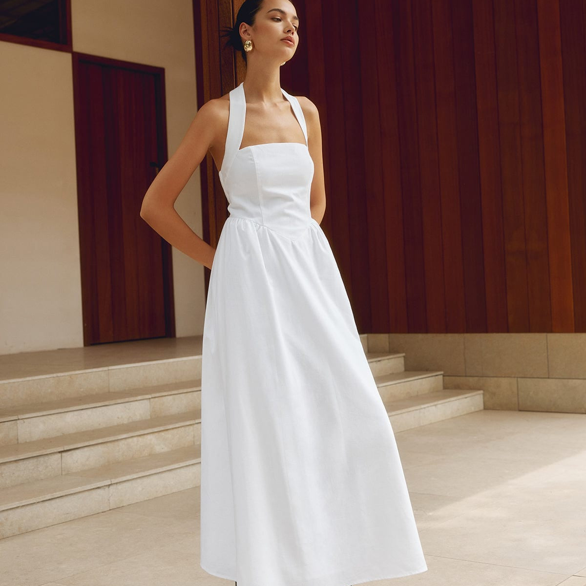 Charlotte - Maxikleid mit Halterneck
