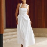 Charlotte - Maxikleid mit Halterneck