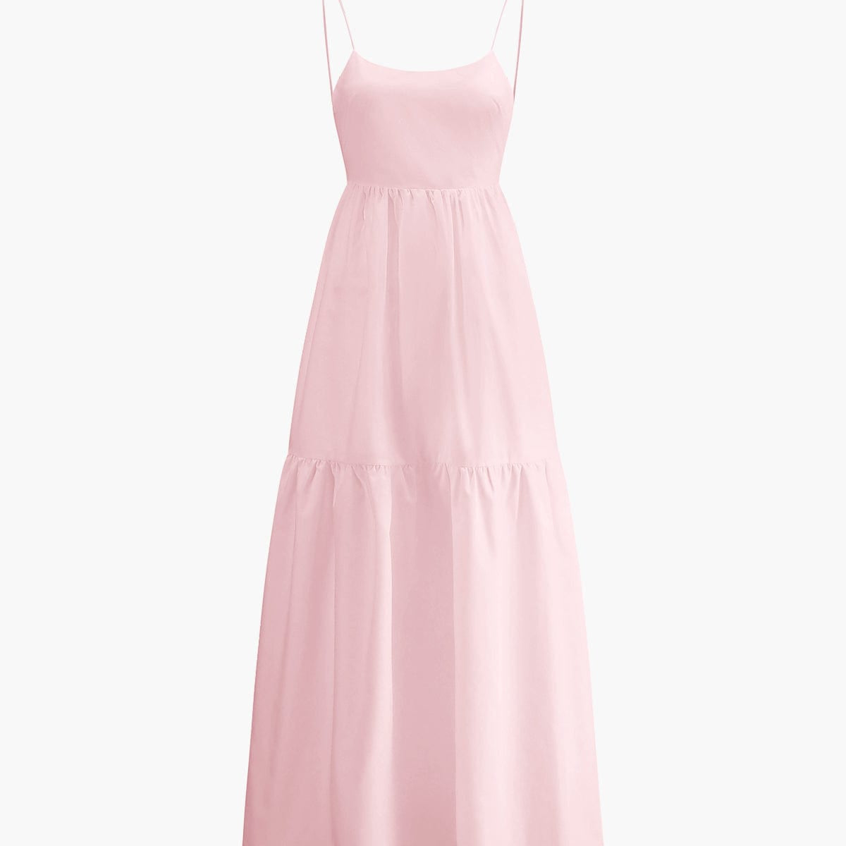Rosa - Maxikleid mit Spaghettiträgern