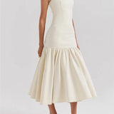 Evelyn Apparel – Maxikleid mit Rüschen