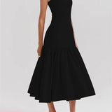 Evelyn Apparel – Maxikleid mit Rüschen