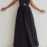 Benedikta - Leinen Maxikleid