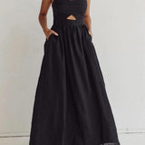 Benedikta - Leinen Maxikleid