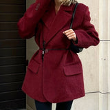 Ursula – Damen Wintermantel aus Wollmischung