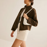 Lia – Kurze braune Jacke