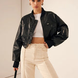 Jacy – Kunstlederjacke