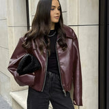Greta – Klassische Lederjacke