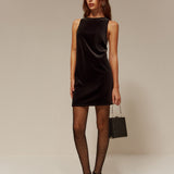 Katrina - Samt Minikleid