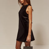 Katrina - Samt Minikleid