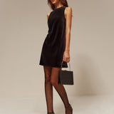 Katrina - Samt Minikleid