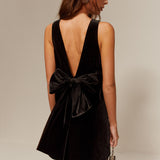 Katrina - Samt Minikleid