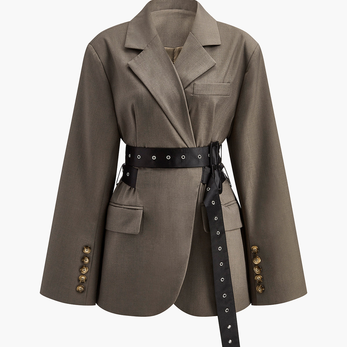 Mila – Oversized Blazer mit Gürtel