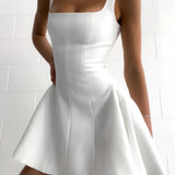 Divi - Weißes Skaterkleid