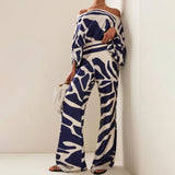 Johanna | Stilvolles Damen Satin-Set im eleganten Design