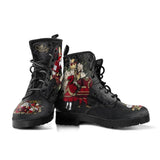 Blumenschädel Winterstiefel
