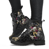 Blumenschädel Winterstiefel